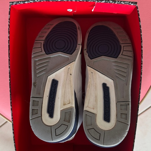 Nike Air Jordan 3 Retro GS Midnight Navy Youth Sneakers Sz 6.5 Y - Picture 9 of 11